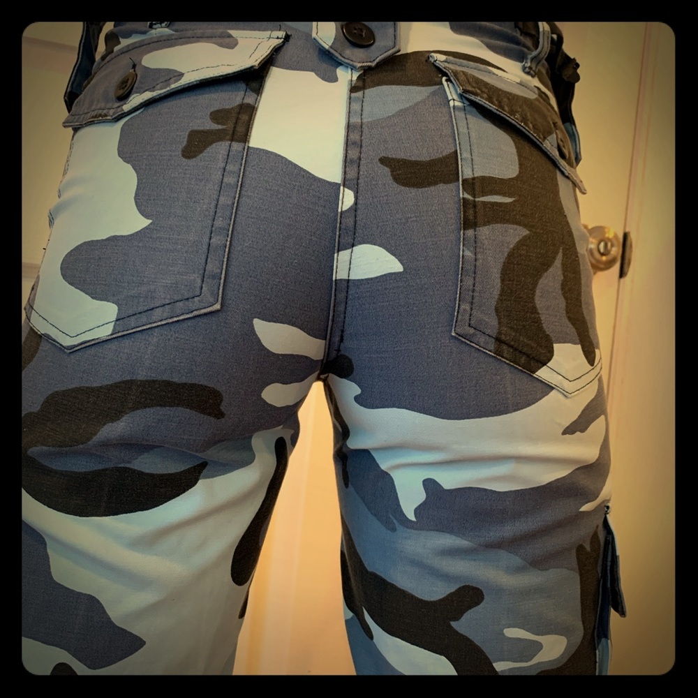 Blue Camo Pants